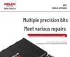 Набор мини-отверток Delixi Phillips Torx для ремонта мобильных телефонов