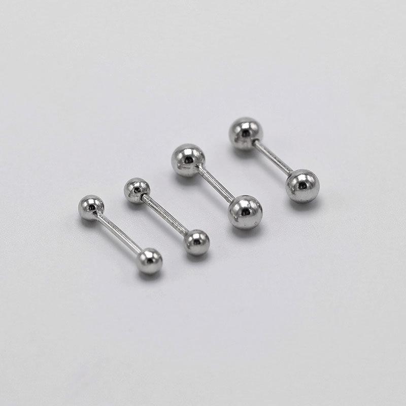 Серьги Sleeping Round Bead просты, компактны и универсальны, черные серьги классные и красивые