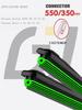 22"+14" J-Hook Frameless Wipers, Quiet Rubber for Chevrolet Hyundai Nissan Small Cars