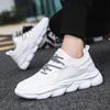 Summer Men's Shoes New Breathable Mesh Shoes Men's Trendy Wear Platform White Shoes Sneaker Casual Daddy Shoes