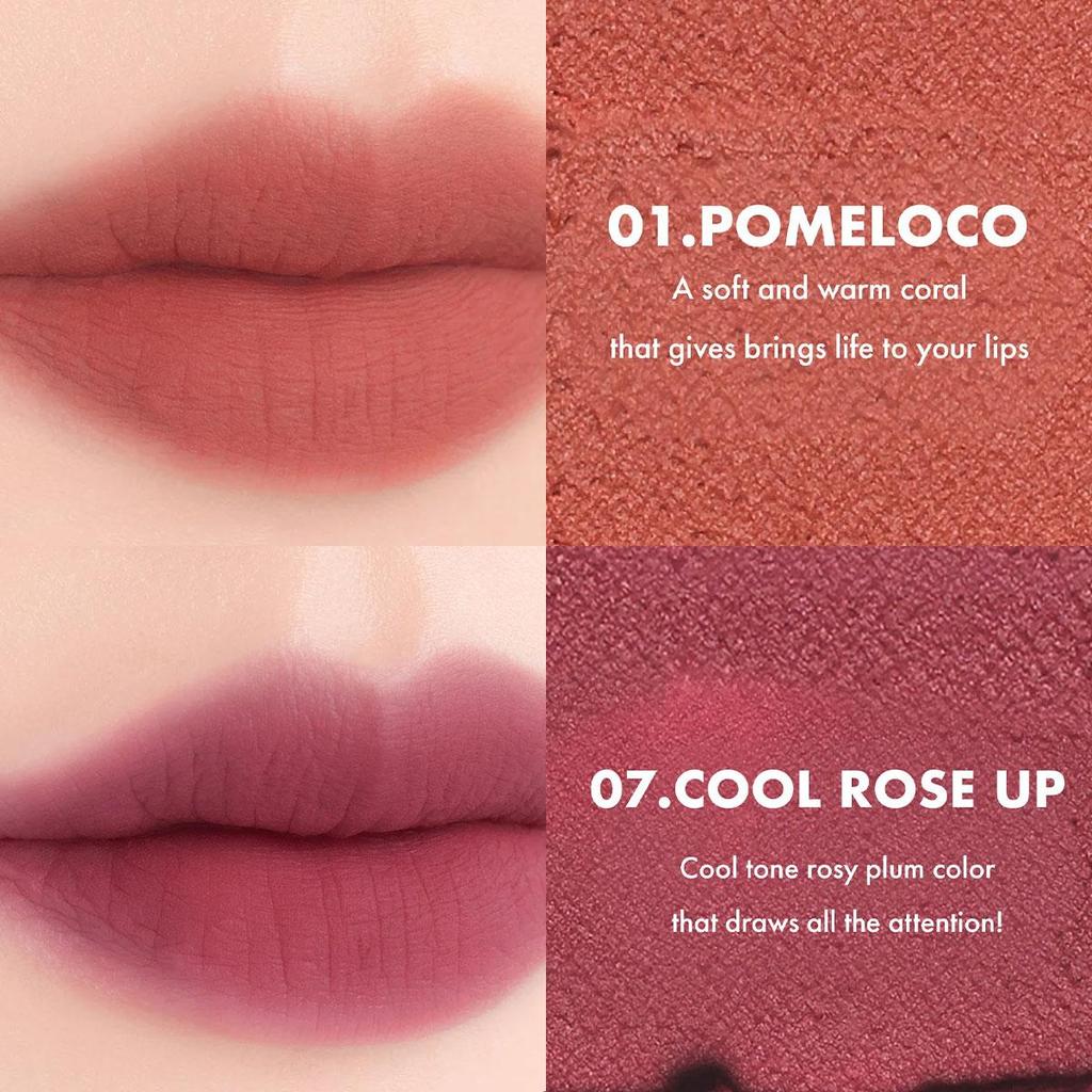 Rom&nd Romand BLUR FUDGE TINT, Бархатно-матовая помада 5.0г/0.18 унц. (7 вариантов цвета)