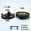 4pcs O.D 74mm / I.D 69mm JDM ENKEI Logo Badge Car Wheel Center Caps Car Accessories for Wheels Hub Lid Rim Hubcaps Cover Replace