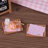 5pcs Mini Tray Grid Tray Model Tools Dollhouse Miniature Food Plate DIY Doll Accessories Handmade Resin Craft Table Decor Props