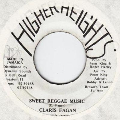7-дюймовая пластинка CLARIS FAGAN - Sweet Reggae Music none Higher Heights 1989 Ямайка Регги, Ска и Даб