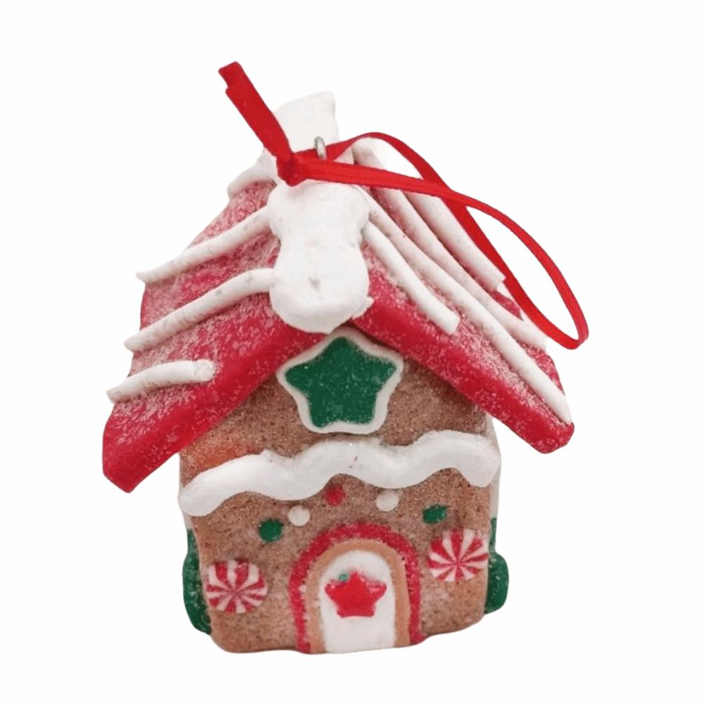 Cartoon Mini House Pendant House Shaped Christmas Tree Decorations Xmas Decorations Doors Decor