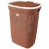 Вязаная корзина для белья - большая - 55 литров - 44 см X 35 см X 61 см | Королевский светло-коричневый - полипропилен