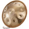 Handpan Drum 22 in 10 Notes D Minor Hand Drum Instrument with Mallet