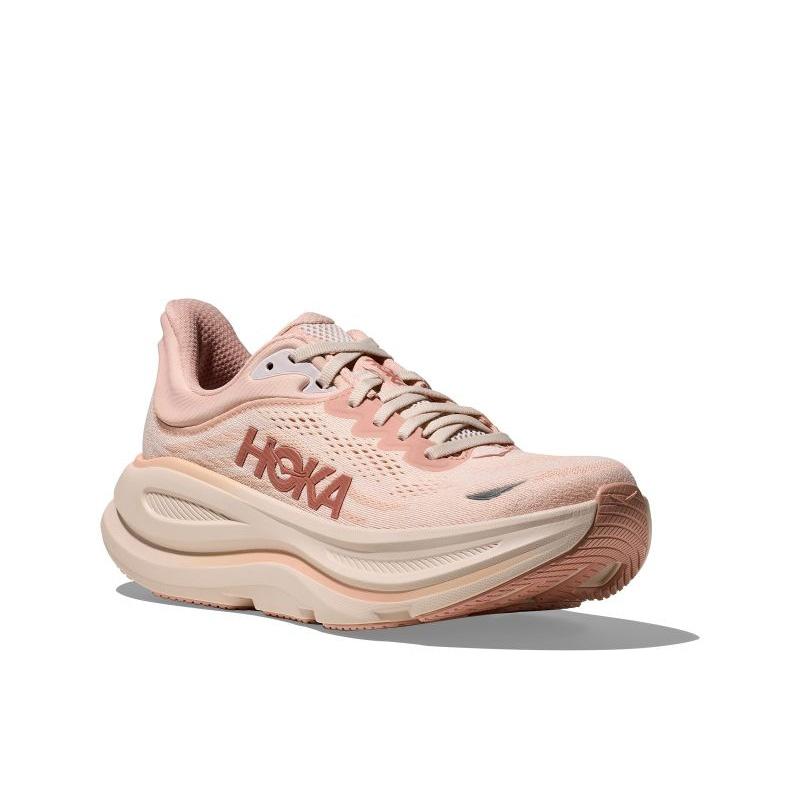 HOKA Bondi 9 Rose Latte Cream Женские кроссовки Розовый Роза-Крем 1162012-RLTT