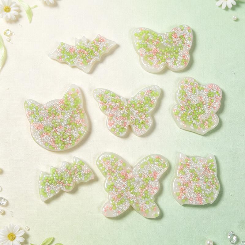 Xiaomi Skin Picking Fidget Toys Silicone Skin Picking Pocket Pads Round Heart Cat Pear Shape for Decompression ADHD OCD Color I450000