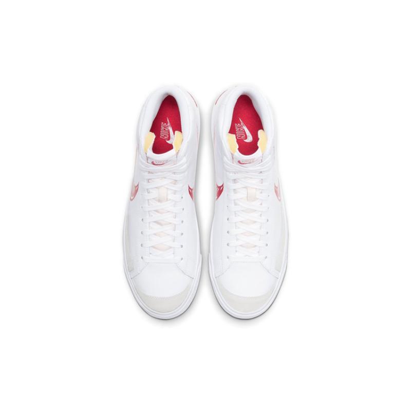 Nike Blazer Mid 77 Sketch White Red Sneakers Skateboard Shoes CW7580-100