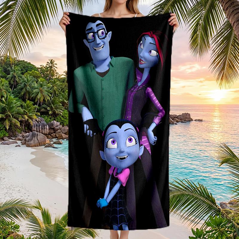 Vampirina Fashion Beach Towel: Ideal for Summer Adventures Soft, absorbent and quick drying suitable for swimming and bathing