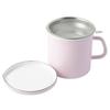 Fuji Enamel Oil Pot (1.5L Pink with Activated Charcoal)