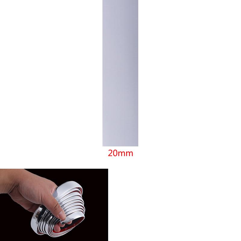 Хромированная молдинговая накладка на дверь автомобиля, защитные наклейки на бампер, решетка, лента для предотвращения столкновений, защитная пластина на кромке двери, яркая наклейка