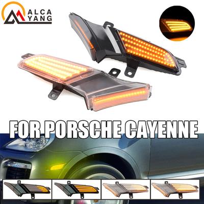 Для Porsche Cayenne 957 967 2007-2010 Светодиодный боковой повторитель поворота, маркер, указатель поворота, лампа стилизации современного автомобиля