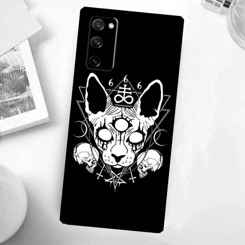 Сатанинский Сфинкс Чехол Для Samsung Galaxy S24 S23 S22 Ultra S21 S20 FE Note 10 Plus Note 20 S8 S9 S10 Чехол