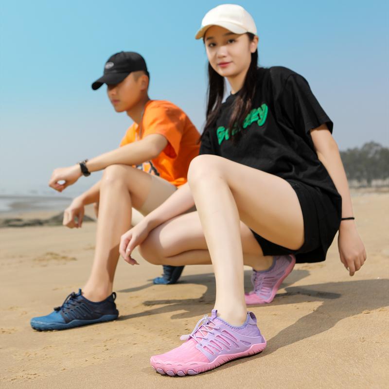 Мужские водные туфли Пляжные босиком Аква-обувь Сандалии для плавания Дренажные туфли для ходьбы по воде Быстросохнущие Обувь для катания на лодках, рыбалки, серфинга, Кроссовки