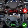 GMO3 Steering Wheel Panel Cover Frame Sticker for Mercedes Benz C Class W204 C180 C200 C260 2007 2008 2009 2010 Car Accessories