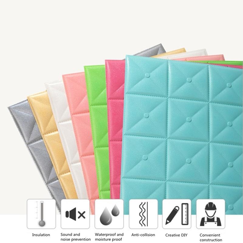 Pegatinas De Pared 3D TV Fondo Pared Sala De Estar Dormitorio Niños Habitación Impermeable DIY Papel Tapiz Decoración Del Hogar