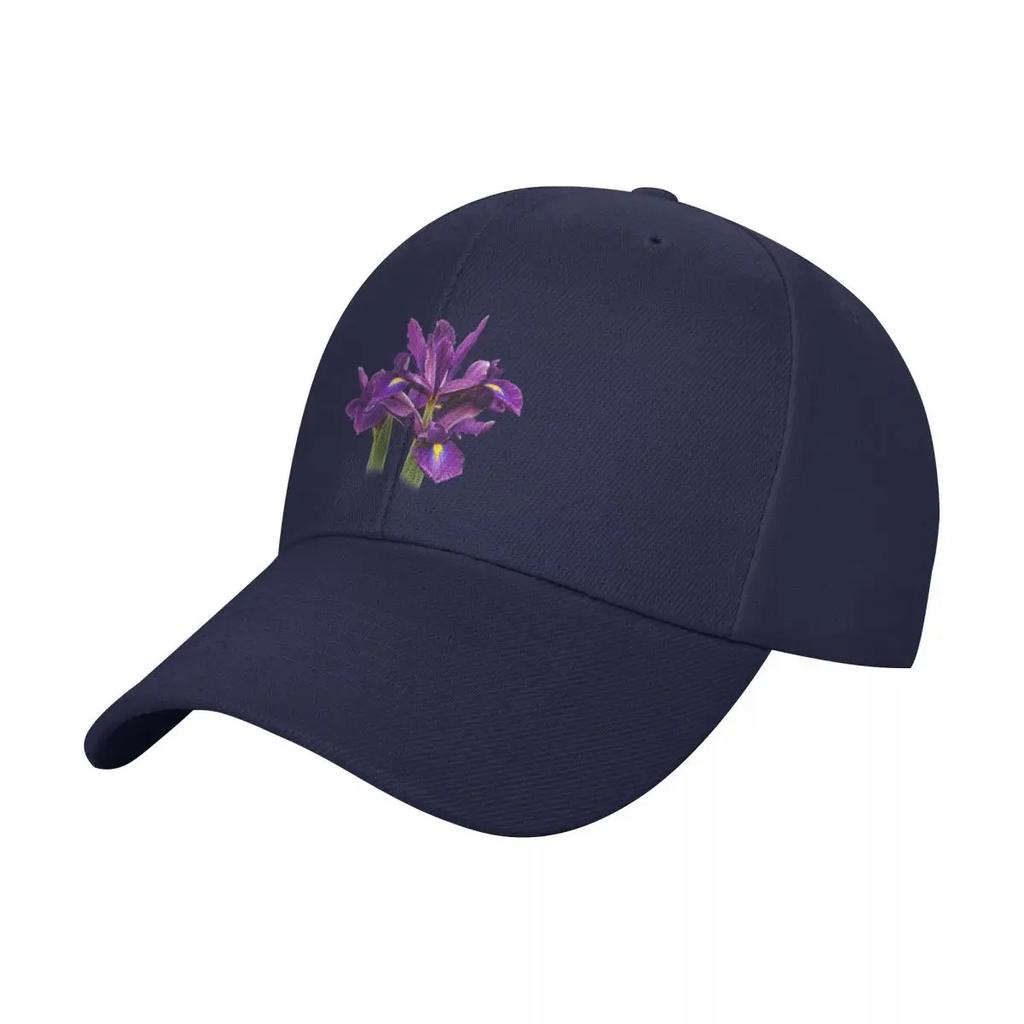 Elegant Dutch Iris Purple Sensation Baseball Cap Ball  fishing caps man Hood Men s Womens