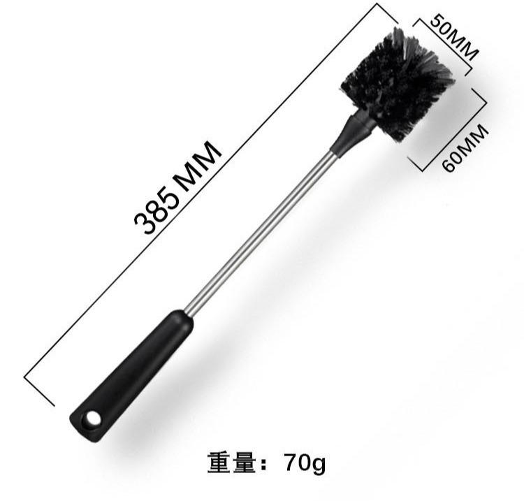Household Stainless Steel Handle Bottle Brush, Cleaning Straw Brush Cup Brush Tool Set