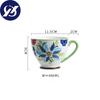 Nordic Hand-painted Ceramic Breakfast Mug Creative Personality Trend Large Capacity Coffee Oatmeal Mug Milk Cup