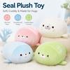 Plush Fabric Seal Stuffed Animal Cute Seal Shape Seal Cuddle Pillow  Bedtime Cuddling