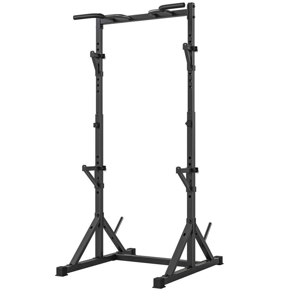 Dumbbell Rack 2-Tier Weight Plate Stand Made of Steel Barbell Storage up to 200 kg Capacity Squat Rack
