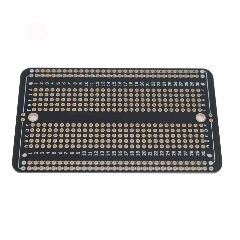 Gold-plated Permanent Breadboard 2.54 Spacing Prototype Breadboard  Welding Practice