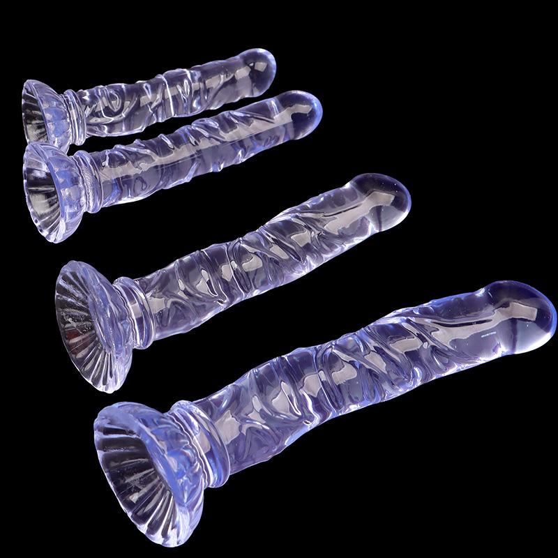 Mermaid Crystal Chrysanthemum Suction Cup Dildo & Threaded Anal Plug for Realistic Pleasure