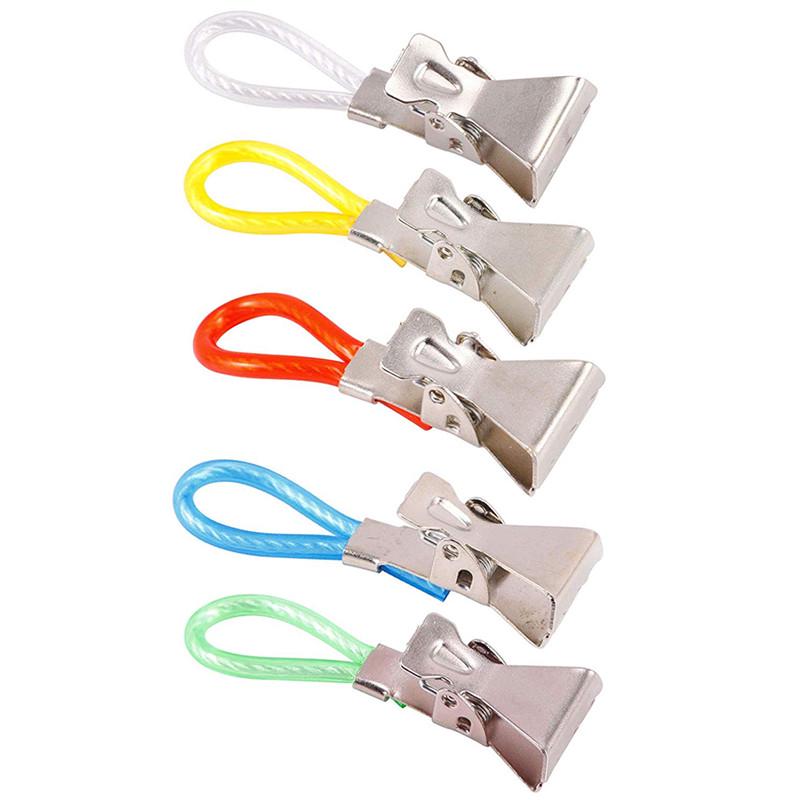 Tea Towel Hanging Clips Clip On Hooks Loops Hand Towel Hangers 5pcs ADM