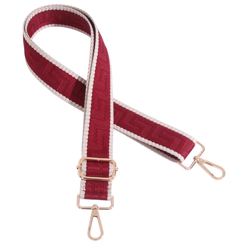 Регулируемый ремень для сумки через плечо в полоску – универсальный, широкий сменный ремень