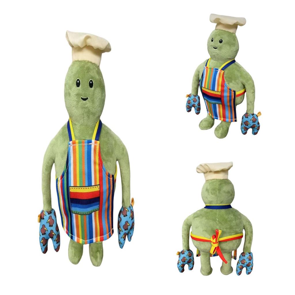 28 см Плюшевая игрушка Шоу Крошечного Шефа Мультяшная анимационная кукла Подарок Мягкая игрушка Коллекционные игрушки для детей и фанатов