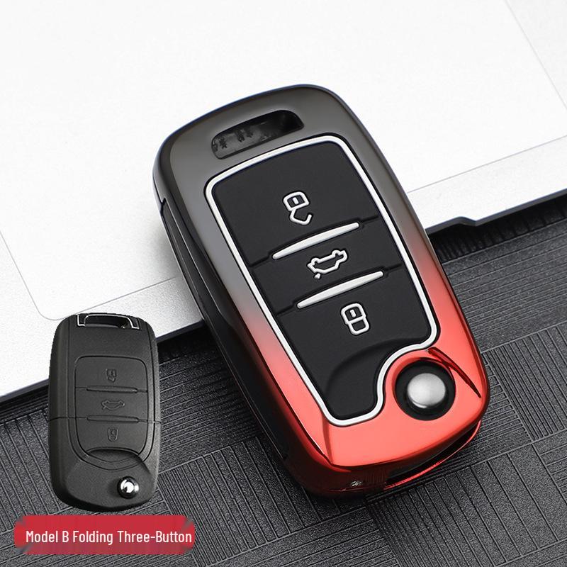 2020 Wuling Victory Key Case: Smart Remote Metal Cover with Full Wrap Protection and Buckle