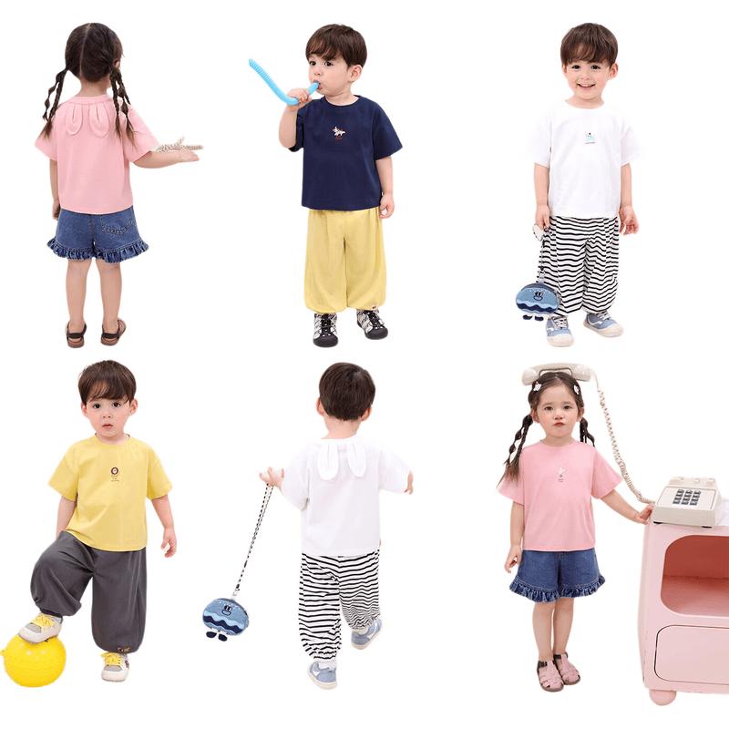 LUSON Baby Unisex Cartoon Animal Ear T-Shirt
