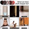 Self-adhesive Door Bottom Sealing Strip Soundproof Weather Stripping Draught Excluder  Living Room