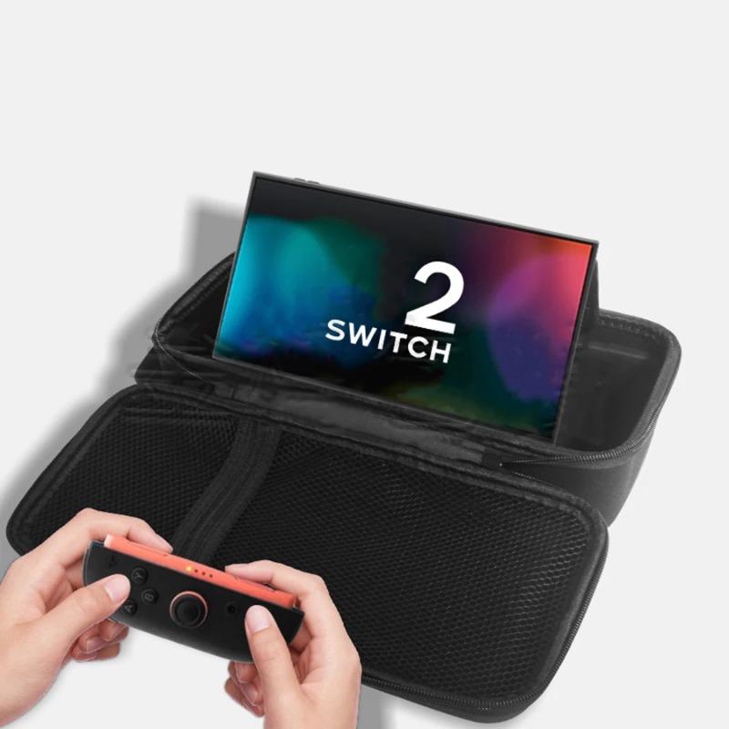 Новое для Switch 2 Сумка для хранения с защитным чехлом для OLED, Портативная сумка-подставка с жестким корпусом большой емкости