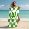 Personalized Bayern Munich Crest Beach Towel Microfiber Beach Towel Thin Absorbent for Beach Swimming Yoga Bath Sports. 0910183