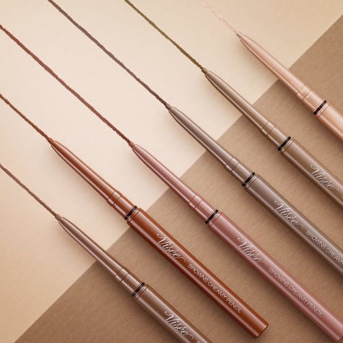 Visee Riche Browns Creamy Pencil Eyeliner Unscented BR301 Almond Brown 0.1g (x 1)