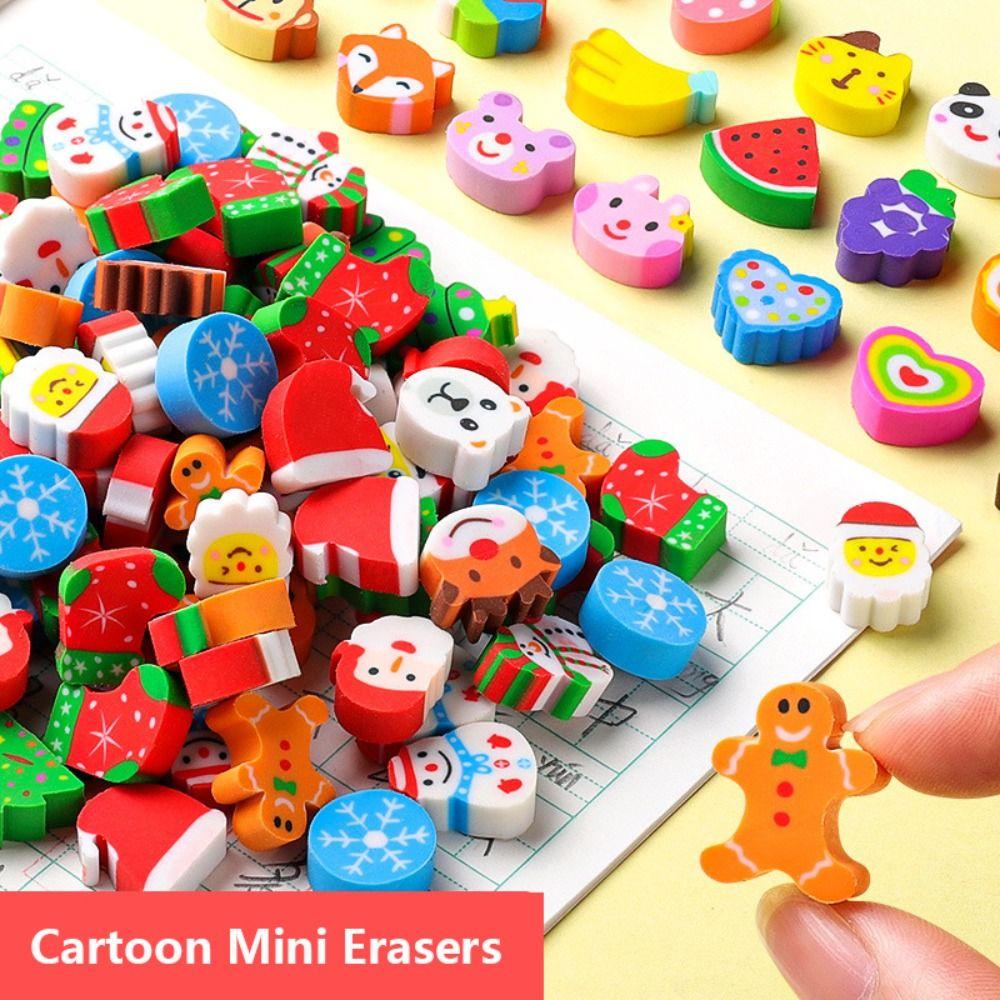 50 шт./кор. не оставляющий следов резиновый карандаш милый мультяшный карандаш инструмент для коррекции обучения приз