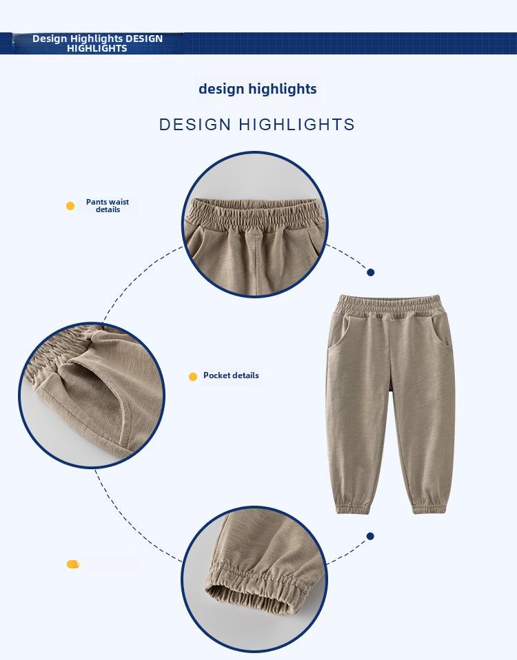 27kids Корейские спортивные штаны для мальчиков - Коллекция осень 2024