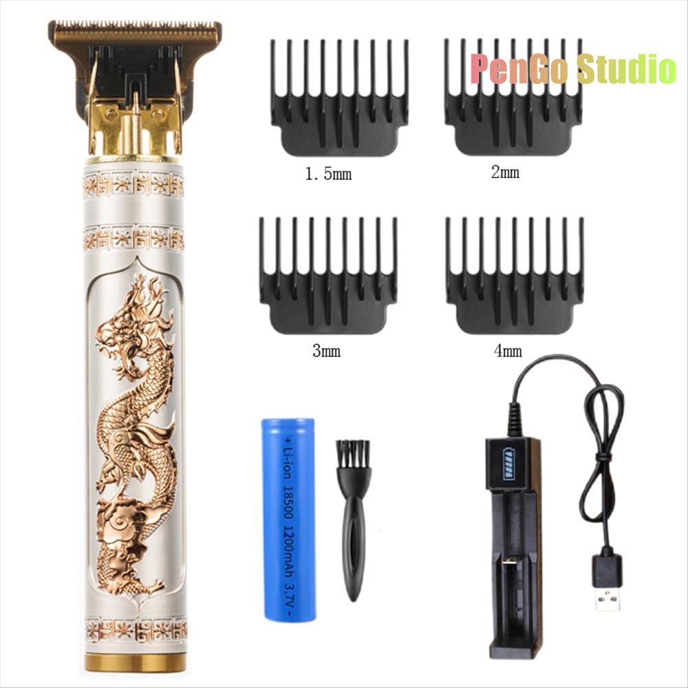 Цельнометаллическая винтажная машинка T9, женская машинка для стрижки волос, парикмахерская, профессиональная машинка для стрижки, 0 мм, триммер для носа и ушей, отделка для мужчин