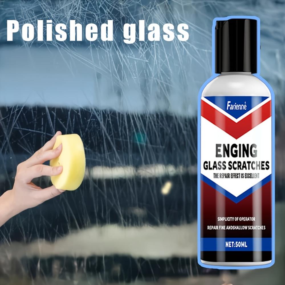 Glass Scratch Repair Wax - Glass Renewal Paste, Apply To Restore the Glass To Its Original State. It Is Suitable for Car Glass,