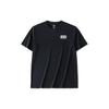 Lifestyle Series Letter Round Neck Loose Short Sleeve T-Shirt Men Tops Basic-Black 152428104-2