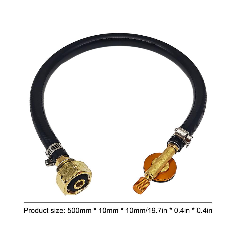 Газовая плита для кемпинга на открытом воздухе, газовый адаптер для заправки, медный газовый баллон, соединительный клапан, плетеный шланг, газовый адаптер, соединительный шланг