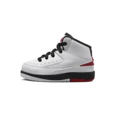 Детские кроссовки Air 2 Retro TD Chicago 2022 White Varsity-Red Black DQ8563-106