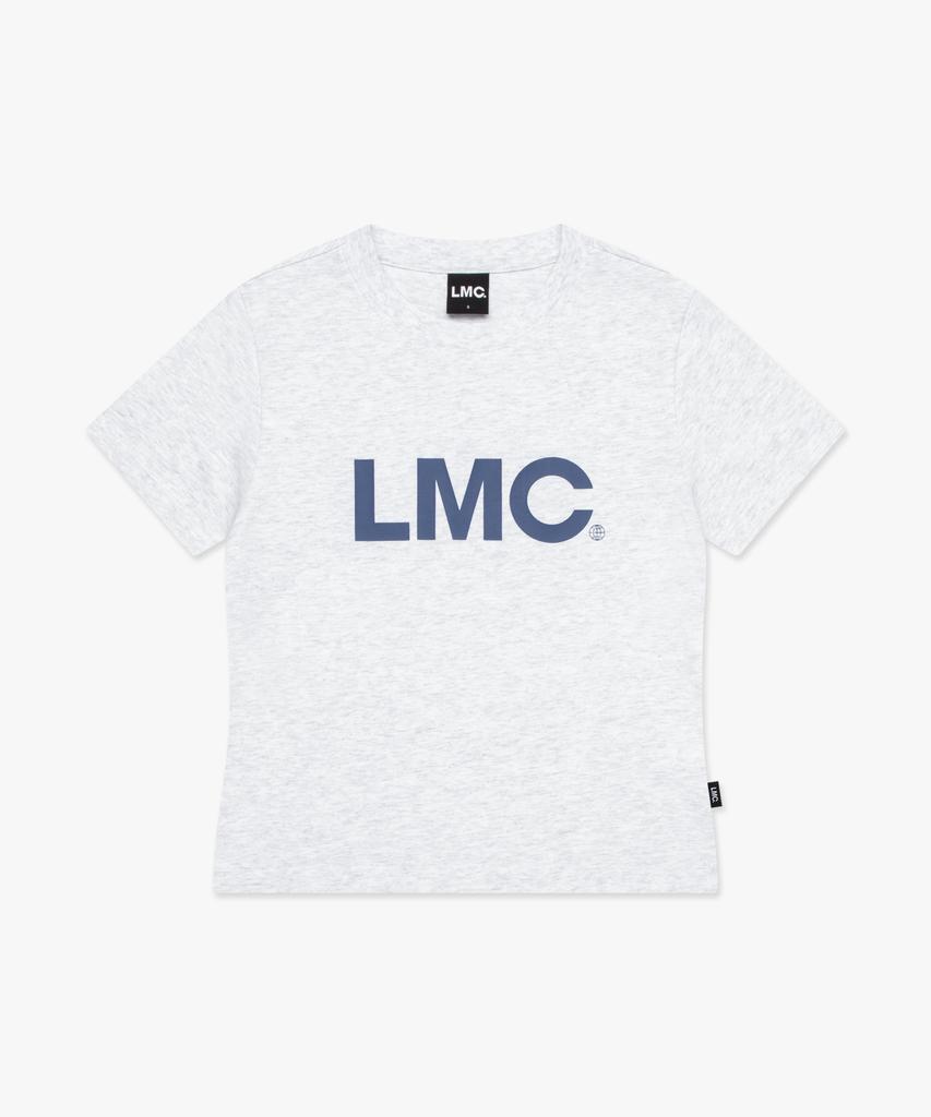 LMC Wm Og Укороченная футболка Светло-серый меланж