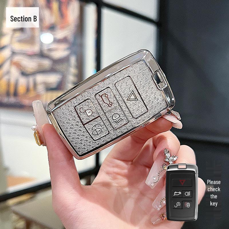 High-End Key Case with Buckle for 2013-2025 Range Rover Sports Models