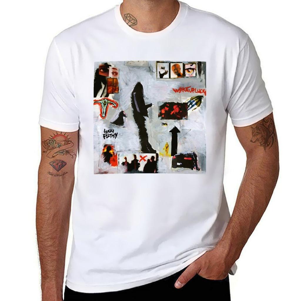 Street Paint Lucki Wake Up Lucki Tshirt Casual All Match Tee Shirt For Unisex