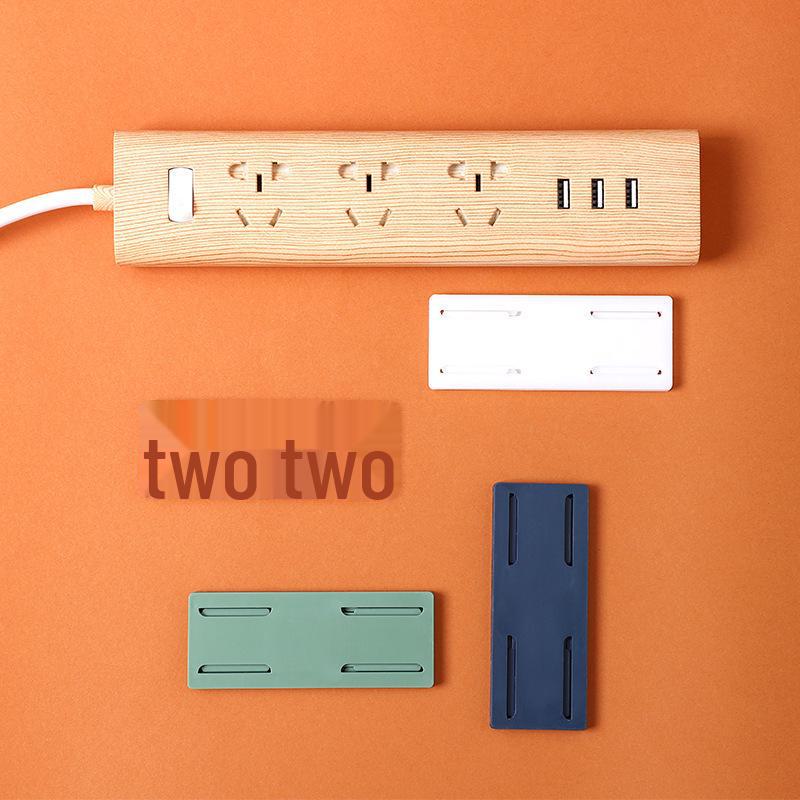 Adhesive Wall Mounted Socket Holder - Punch-Free Storage Solution