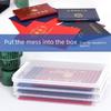 A4 Transparent Plastic Document Storage Box - Moisture-Proof Archive Organizer for Office & Home